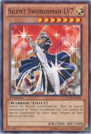 Silent Swordsman LV7 (LCYW-EN035) - Legendary Collection 3: Yugi's World Unlimited Legendary Collection 3: Yugi's World Yugioh Single Squirtle Squad Card Shop.