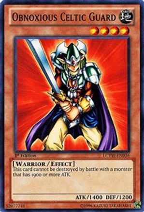 Obnoxious Celtic Guard (LCYW-EN036) - Legendary Collection 3: Yugi's World 1st Edition Legendary Collection 3: Yugi's World Yugioh Single Squirtle Squad Card Shop.