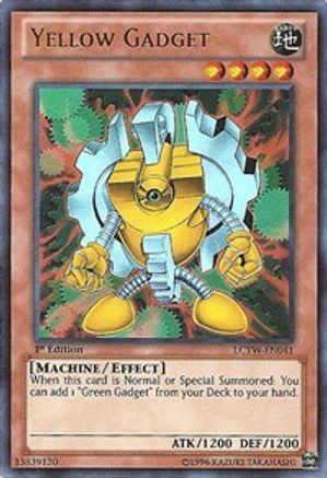 Yellow Gadget (LCYW-EN041) - Legendary Collection 3: Yugi's World 1st Edition Legendary Collection 3: Yugi's World Yugioh Single Squirtle Squad Card Shop.