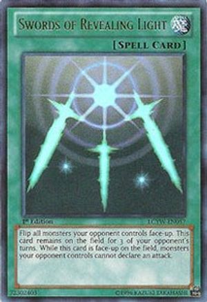 Swords of Revealing Light (LCYW-EN057) - Legendary Collection 3: Yugi's World Unlimited Legendary Collection 3: Yugi's World Yugioh Single Squirtle Squad Card Shop.