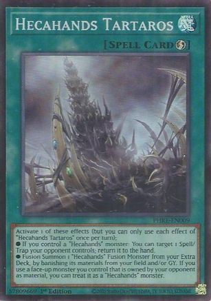 Hecahands Tartaros (Super Rare) (PHRE-EN009) - Phantom Revenge 1st Edition Phantom Revenge Yugioh Single Squirtle Squad Card Shop.