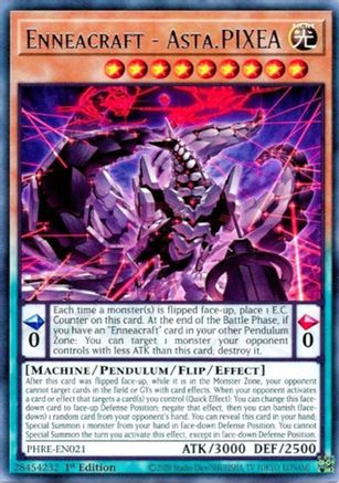 Enneacraft - Asta.PIXEA (Super Rare) (PHRE-EN021) - Phantom Revenge 1st Edition Phantom Revenge Yugioh Single Squirtle Squad Card Shop.
