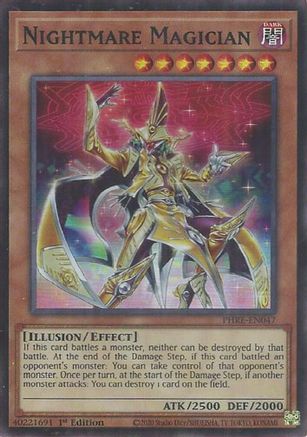 Nightmare Magician (Super Rare) (PHRE-EN047) - Phantom Revenge 1st Edition Phantom Revenge Yugioh Single Squirtle Squad Card Shop.