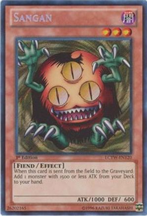 Sangan (LCYW-EN120) - Legendary Collection 3: Yugi's World 1st Edition Legendary Collection 3: Yugi's World Yugioh Single Squirtle Squad Card Shop.