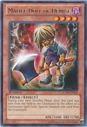 Malice Doll of Demise (LCYW-EN163) - Legendary Collection 3: Yugi's World 1st Edition Legendary Collection 3: Yugi's World Yugioh Single Squirtle Squad Card Shop.
