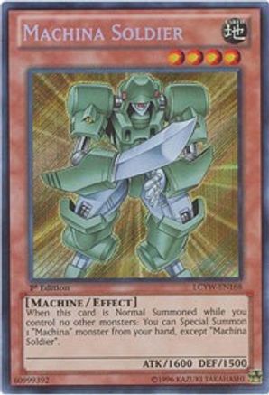 Machina Soldier (LCYW-EN168) - Legendary Collection 3: Yugi's World 1st Edition Legendary Collection 3: Yugi's World Yugioh Single Squirtle Squad Card Shop.