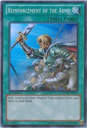 Reinforcement of the Army (LCYW-EN173) - Legendary Collection 3: Yugi's World 1st Edition Legendary Collection 3: Yugi's World Yugioh Single Squirtle Squad Card Shop.