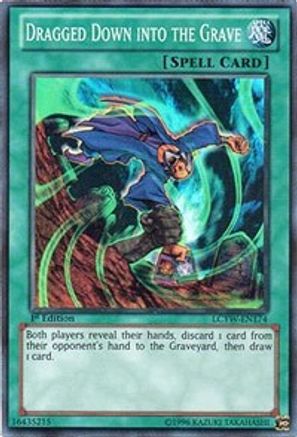 Dragged Down into the Grave (LCYW-EN174) - Legendary Collection 3: Yugi's World 1st Edition Legendary Collection 3: Yugi's World Yugioh Single Squirtle Squad Card Shop.