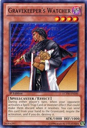 Gravekeeper's Watcher (LCYW-EN186) - Legendary Collection 3: Yugi's World 1st Edition Legendary Collection 3: Yugi's World Yugioh Single Squirtle Squad Card Shop.