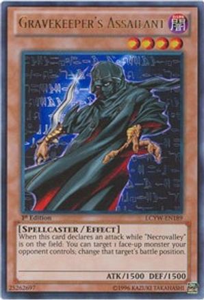 Gravekeeper's Assailant (LCYW-EN189) - Legendary Collection 3: Yugi's World 1st Edition Legendary Collection 3: Yugi's World Yugioh Single Squirtle Squad Card Shop.