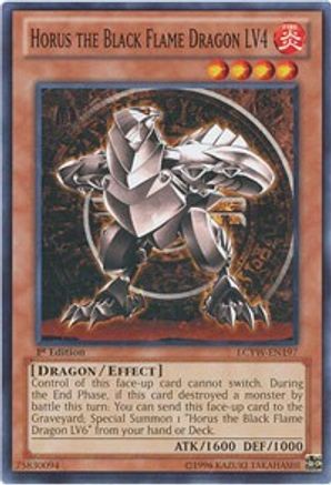 Horus the Black Flame Dragon LV4 (LCYW-EN197) - Legendary Collection 3: Yugi's World Unlimited Legendary Collection 3: Yugi's World Yugioh Single Squirtle Squad Card Shop.