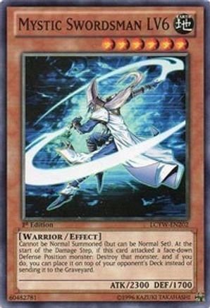 Mystic Swordsman LV6 (LCYW-EN202) - Legendary Collection 3: Yugi's World 1st Edition Legendary Collection 3: Yugi's World Yugioh Single Squirtle Squad Card Shop.