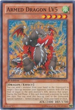 Armed Dragon LV5 (LCYW-EN204) - Legendary Collection 3: Yugi's World 1st Edition Legendary Collection 3: Yugi's World Yugioh Single Squirtle Squad Card Shop.