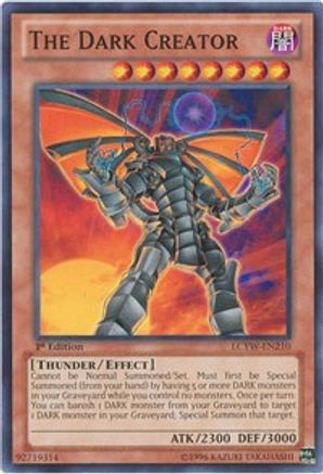 The Dark Creator (LCYW-EN210) - Legendary Collection 3: Yugi's World 1st Edition Legendary Collection 3: Yugi's World Yugioh Single Squirtle Squad Card Shop.