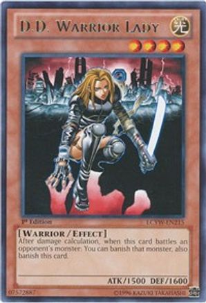 D.D. Warrior Lady (LCYW-EN215) - Legendary Collection 3: Yugi's World 1st Edition Legendary Collection 3: Yugi's World Yugioh Single Squirtle Squad Card Shop.