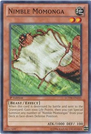 Nimble Momonga (LCYW-EN235) - Legendary Collection 3: Yugi's World Unlimited Legendary Collection 3: Yugi's World Yugioh Single Squirtle Squad Card Shop.