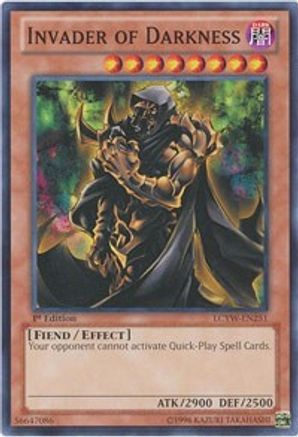 Invader of Darkness (LCYW-EN251) - Legendary Collection 3: Yugi's World Unlimited Legendary Collection 3: Yugi's World Yugioh Single Squirtle Squad Card Shop.