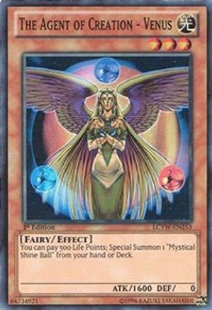 The Agent of Creation - Venus (LCYW-EN253) - Legendary Collection 3: Yugi's World 1st Edition Legendary Collection 3: Yugi's World Yugioh Single Squirtle Squad Card Shop.