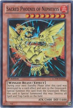 Sacred Phoenix of Nephthys (LCYW-EN259) - Legendary Collection 3: Yugi's World Unlimited Legendary Collection 3: Yugi's World Yugioh Single Squirtle Squad Card Shop.