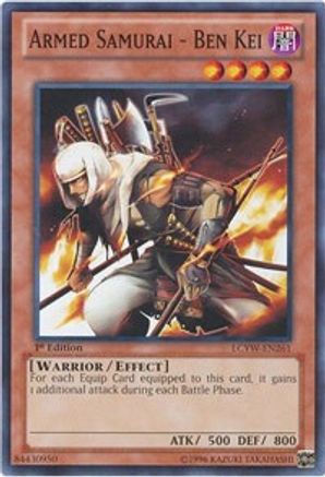 Armed Samurai - Ben Kei (LCYW-EN261) - Legendary Collection 3: Yugi's World 1st Edition Legendary Collection 3: Yugi's World Yugioh Single Squirtle Squad Card Shop.