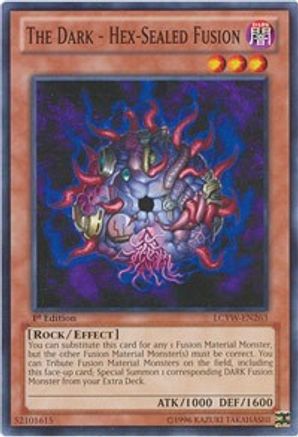 The Dark - Hex-Sealed Fusion (LCYW-EN263) - Legendary Collection 3: Yugi's World Unlimited Legendary Collection 3: Yugi's World Yugioh Single Squirtle Squad Card Shop.