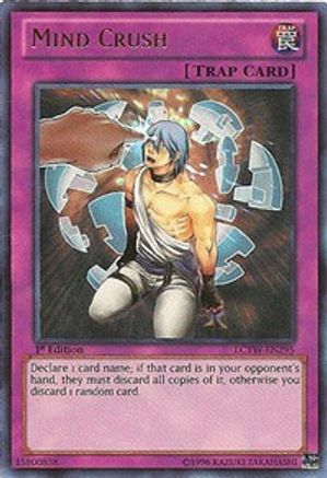 Mind Crush (LCYW-EN295) - Legendary Collection 3: Yugi's World Unlimited Legendary Collection 3: Yugi's World Yugioh Single Squirtle Squad Card Shop.