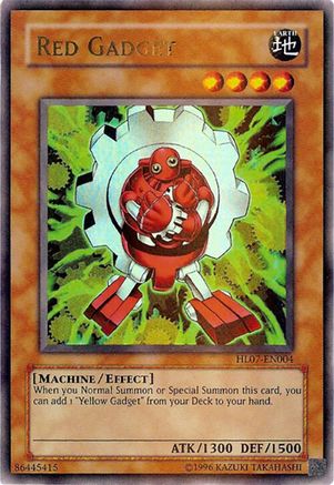 Red Gadget (HL07-EN004) - Hobby League 7 Unlimited Hobby League 7 Yugioh Single Squirtle Squad Card Shop.