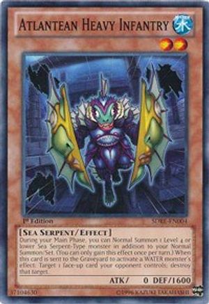 Atlantean Heavy Infantry (SDRE-EN004) - Structure Deck: Realm of the Sea Emperor 1st Edition Structure Deck: Realm of the Sea Emperor Yugioh Single Squirtle Squad Card Shop.