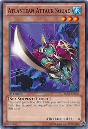Atlantean Attack Squad (SDRE-EN006) - Structure Deck: Realm of the Sea Emperor 1st Edition Structure Deck: Realm of the Sea Emperor Yugioh Single Squirtle Squad Card Shop.