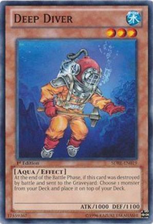 Deep Diver (SDRE-EN019) - Structure Deck: Realm of the Sea Emperor 1st Edition Structure Deck: Realm of the Sea Emperor Yugioh Single Squirtle Squad Card Shop.