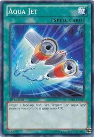 Aqua Jet (SDRE-EN027) - Structure Deck: Realm of the Sea Emperor 1st Edition Structure Deck: Realm of the Sea Emperor Yugioh Single Squirtle Squad Card Shop.