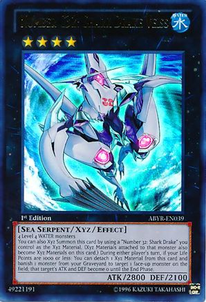 Number C32: Shark Drake Veiss (ABYR-EN039) - Abyss Rising 1st Edition Abyss Rising Yugioh Single Squirtle Squad Card Shop.