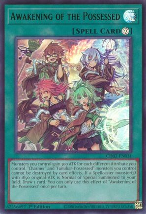 Awakening of the Possessed (CH02-EN031) - THE CHRONICLES DECK: Spirit Charmers (All-Foil Edition) 1st Edition THE CHRONICLES DECK: Spirit Charmers (All-Foil Edition) Yugioh Single Squirtle Squad Card Shop.