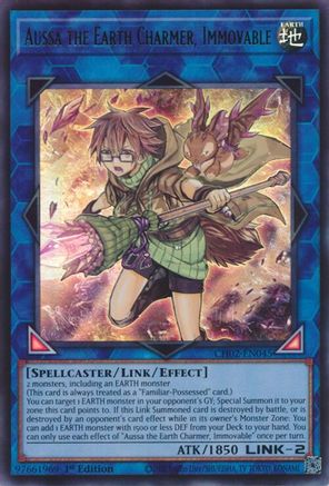 Aussa the Earth Charmer, Immovable (CH02-EN045) - THE CHRONICLES DECK: Spirit Charmers (All-Foil Edition) 1st Edition THE CHRONICLES DECK: Spirit Charmers (All-Foil Edition) Yugioh Single Squirtle Squad Card Shop.