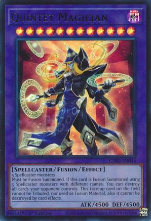 Quintet Magician (CH02-EN046) - THE CHRONICLES DECK: Spirit Charmers (All-Foil Edition) 1st Edition THE CHRONICLES DECK: Spirit Charmers (All-Foil Edition) Yugioh Single Squirtle Squad Card Shop.