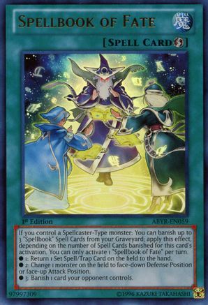 Spellbook of Fate (ABYR-EN059) - Abyss Rising Unlimited Abyss Rising Yugioh Single Squirtle Squad Card Shop.