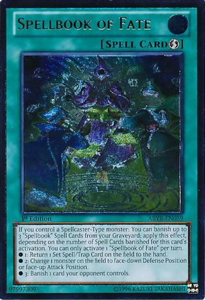 Spellbook of Fate (UTR) (ABYR-EN059) - Abyss Rising Unlimited Abyss Rising Yugioh Single Squirtle Squad Card Shop.