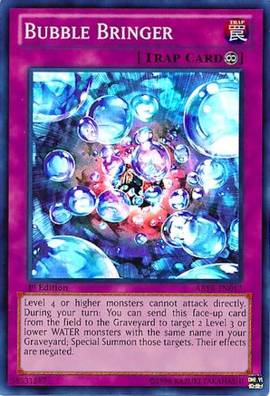 Bubble Bringer (ABYR-EN067) - Abyss Rising Unlimited Abyss Rising Yugioh Single Squirtle Squad Card Shop.