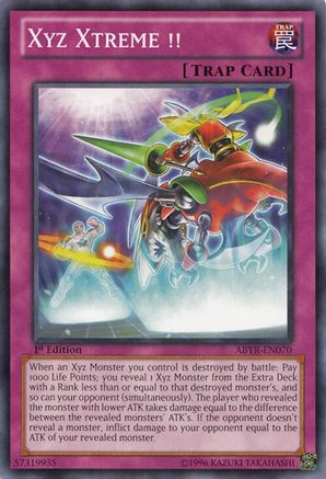 Xyz Xtreme !! (ABYR-EN070) - Abyss Rising 1st Edition Abyss Rising Yugioh Single Squirtle Squad Card Shop.