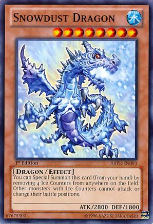 Snowdust Dragon (ABYR-EN093) - Abyss Rising 1st Edition Abyss Rising Yugioh Single Squirtle Squad Card Shop.