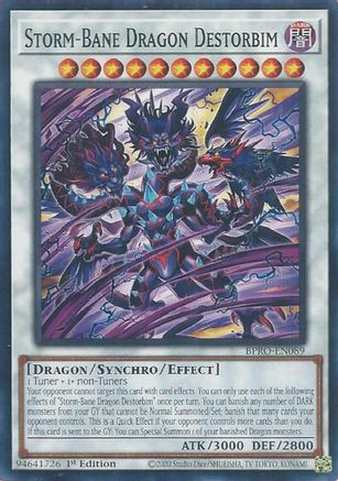 Storm-Bane Dragon Destorbim (BPRO-EN089) - Burst Protocol 1st Edition Burst Protocol Yugioh Single Squirtle Squad Card Shop.