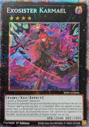 Exosister Karmael (Starlight Rare) (BPRO-EN044) - Burst Protocol 1st Edition Burst Protocol Yugioh Single Squirtle Squad Card Shop.