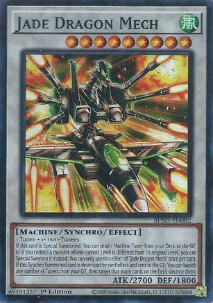 Jade Dragon Mech (BPRO-EN082) - Burst Protocol 1st Edition Burst Protocol Yugioh Single Squirtle Squad Card Shop.