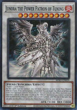 Junora the Power Patron of Tuning (BPRO-EN039) - Burst Protocol 1st Edition Burst Protocol Yugioh Single Squirtle Squad Card Shop.