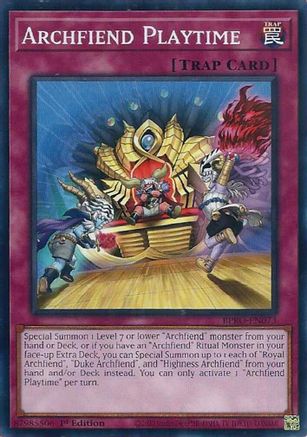 Archfiend Playtime (BPRO-EN073) - Burst Protocol 1st Edition Burst Protocol Yugioh Single Squirtle Squad Card Shop.