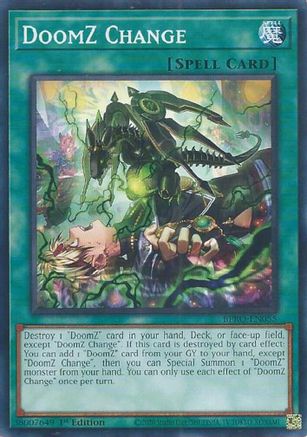 DoomZ Change (BPRO-EN055) - Burst Protocol 1st Edition Burst Protocol Yugioh Single Squirtle Squad Card Shop.