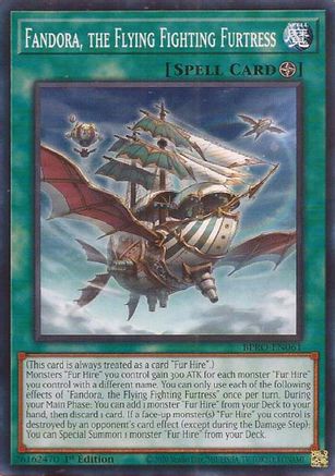 Fandora, the Flying Fighting Furtress (BPRO-EN061) - Burst Protocol 1st Edition Burst Protocol Yugioh Single Squirtle Squad Card Shop.