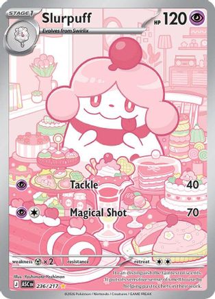 Slurpuff 236/217 – Ascended Heroes – Illustration Rare Pokémon Card