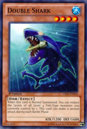 Double Shark (CBLZ-EN010) - Cosmo Blazer 1st Edition Cosmo Blazer Yugioh Single Squirtle Squad Card Shop.