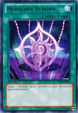 Heraldry Reborn (CBLZ-EN057) - Cosmo Blazer Unlimited Cosmo Blazer Yugioh Single Squirtle Squad Card Shop.